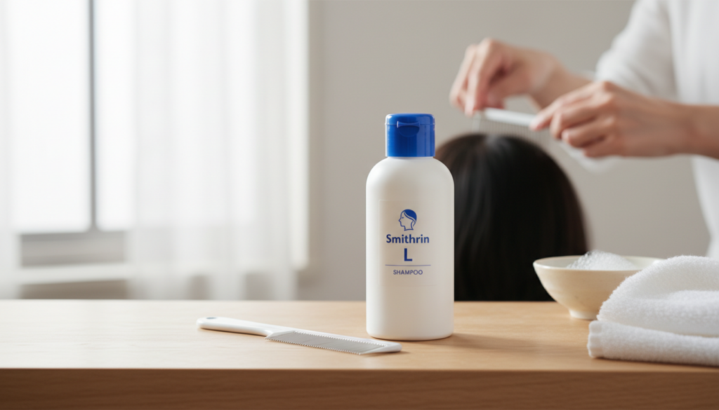 シラミ駆除の新常識！スミスリンLシャンプーで安心・簡単ケア法と専用すきくしの使い方解説